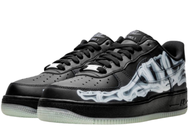 AF1 BLACK SKELETON