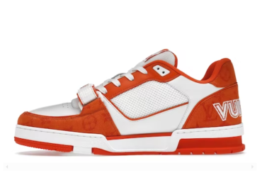 LV - TRAINER MONOGRAM DENIM ORANGE