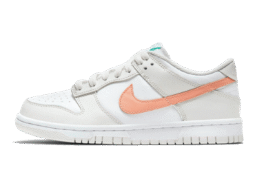 DUNK L - WHITE BONE PEACH AQUA