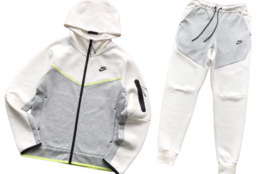 TECH FLEECE - WHITE/GREY