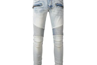 JEANS BLMN - GREY ZIP