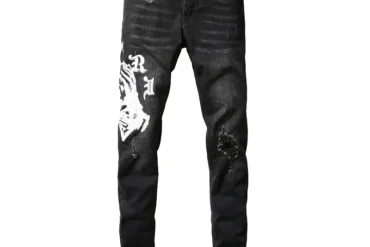 JEANS AMR - WHITE LOGO